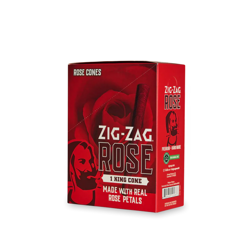 Zig-Zag King Size Rose Cone  - 1 Pack Tube