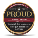 Stoker's Proud Long Cut Straight Moist Snuff Cans - Pre-Priced $1.49 Tower Display