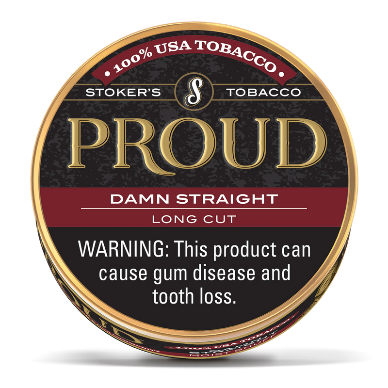 Stoker's Proud Damn Straight Long Cut Cans