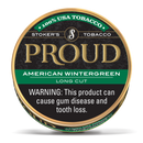 Stoker's Proud Long Cut Wintergreen Moist Snuff Cans - Pre-Priced $1.99 Tower Display