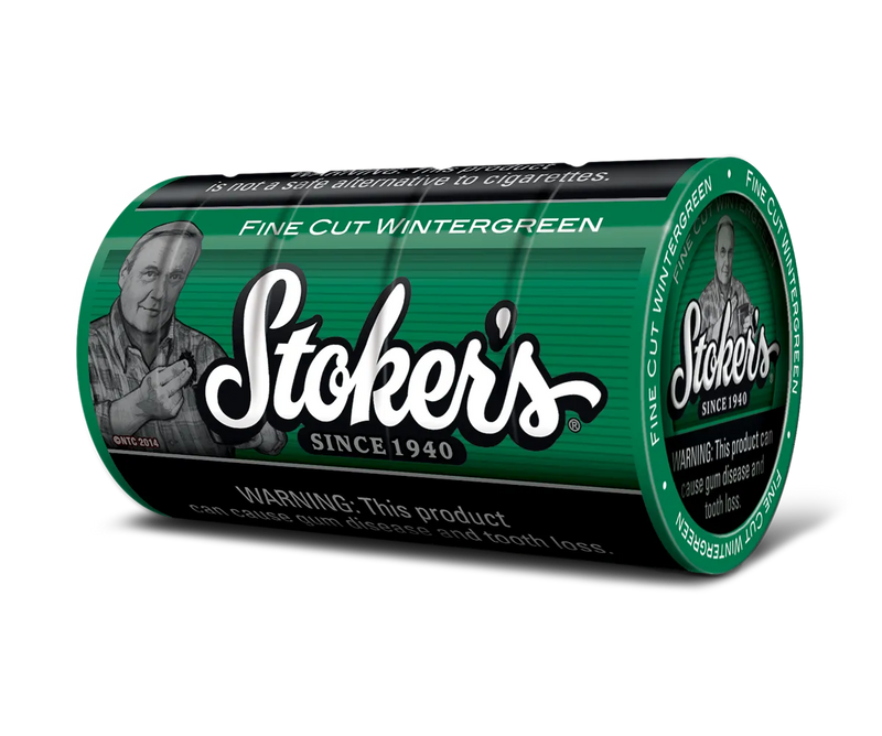 Stoker's Wintergreen Fine Cut Moist Snuff Cans
