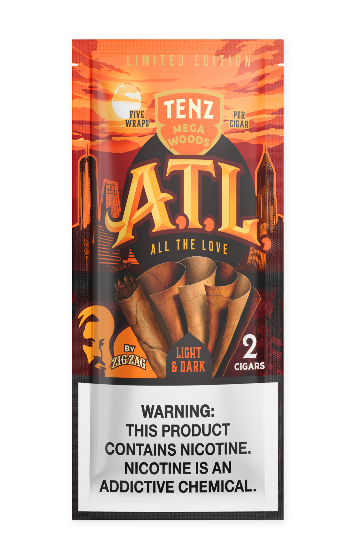 Zig-Zag Tenz Natural Leaf Cigars - All The Love Zig-Zag Tenz Natural Leaf Cigars - All The Love