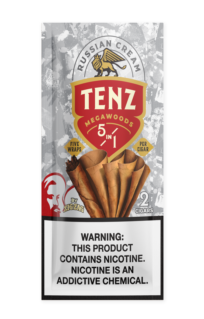 Zig-Zag Tenz Natural Leaf Cigars - Russian Cream