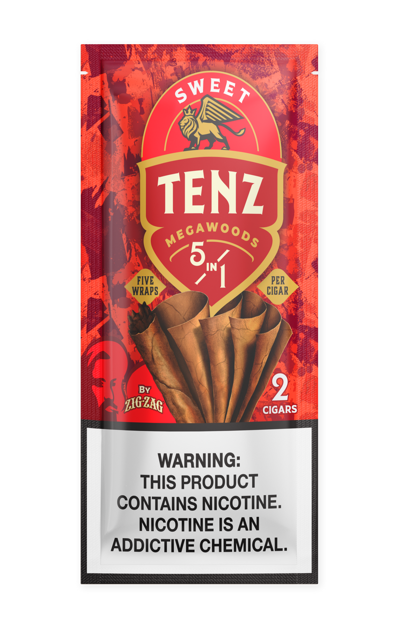 Zig-Zag Tenz Natural Leaf Cigars - Sweet