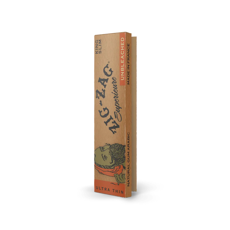 Zig-Zag Unbleached Paper Display - 1 1/4 & King Slim