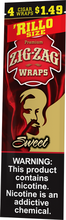 Zig-Zag Sweet Cigar Wraps Rillo Size