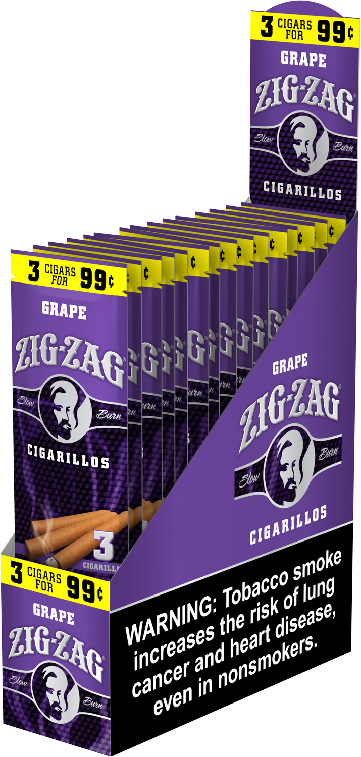 Zig-Zag Grape Cigarillos, 3 for $0.99