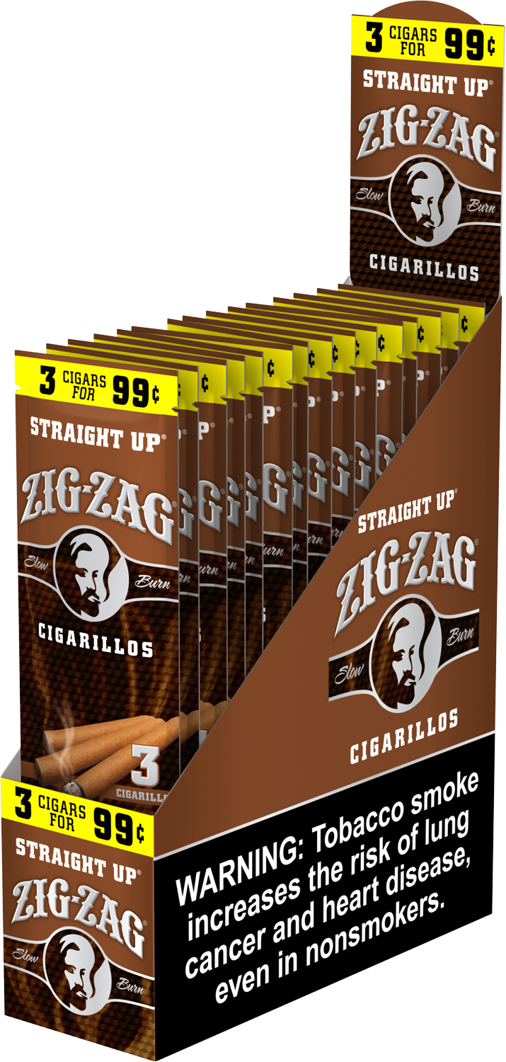 Zig-Zag Straight Up Cigarillos, 3 for $0.99