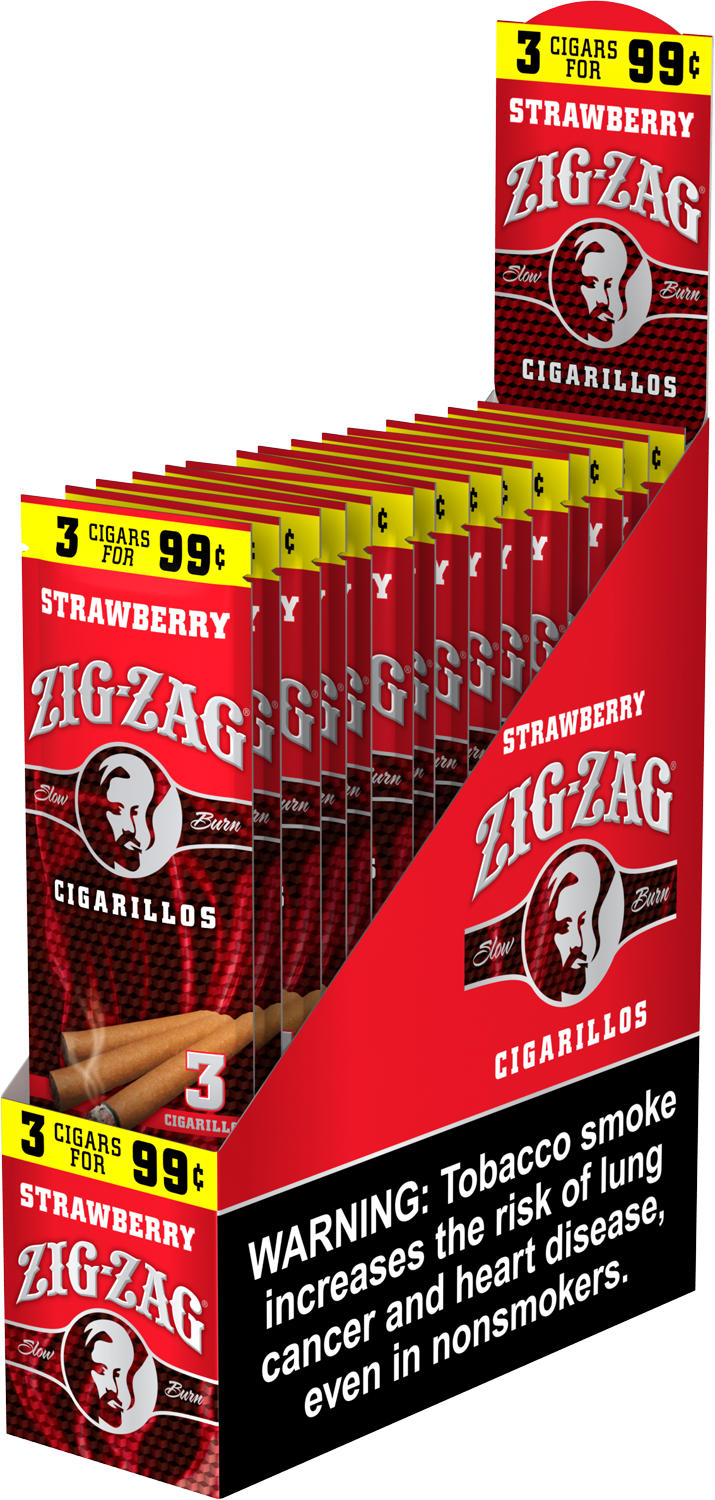 Zig-Zag Strawberry Cigarillos, 3 for $0.99