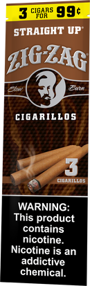 Zig-Zag Straight Up Cigarillos, 3 for $0.99