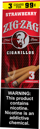 Zig-Zag Strawberry Cigarillos, 3 for $0.99