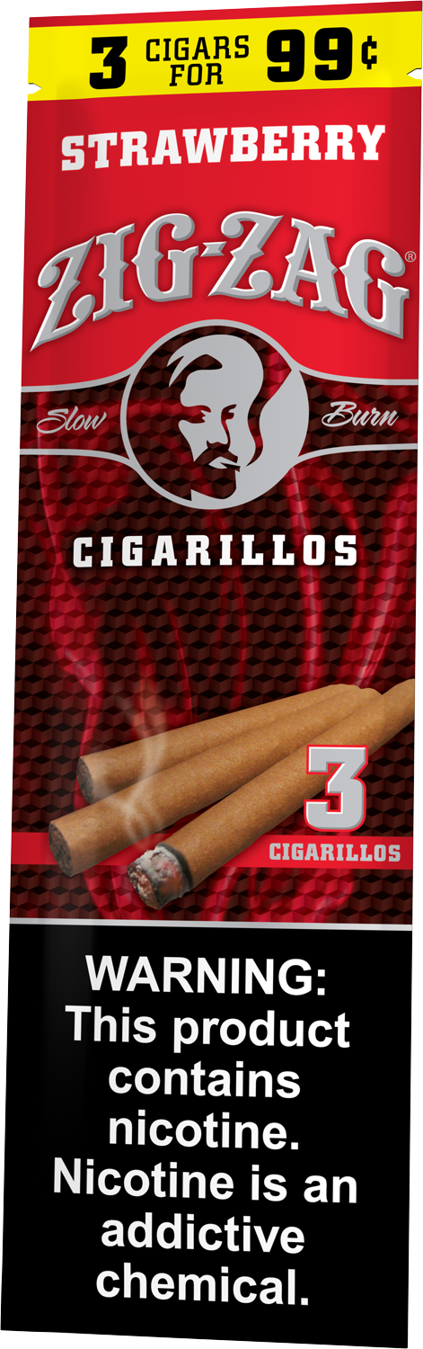 Zig-Zag Strawberry Cigarillos, 3 for $0.99