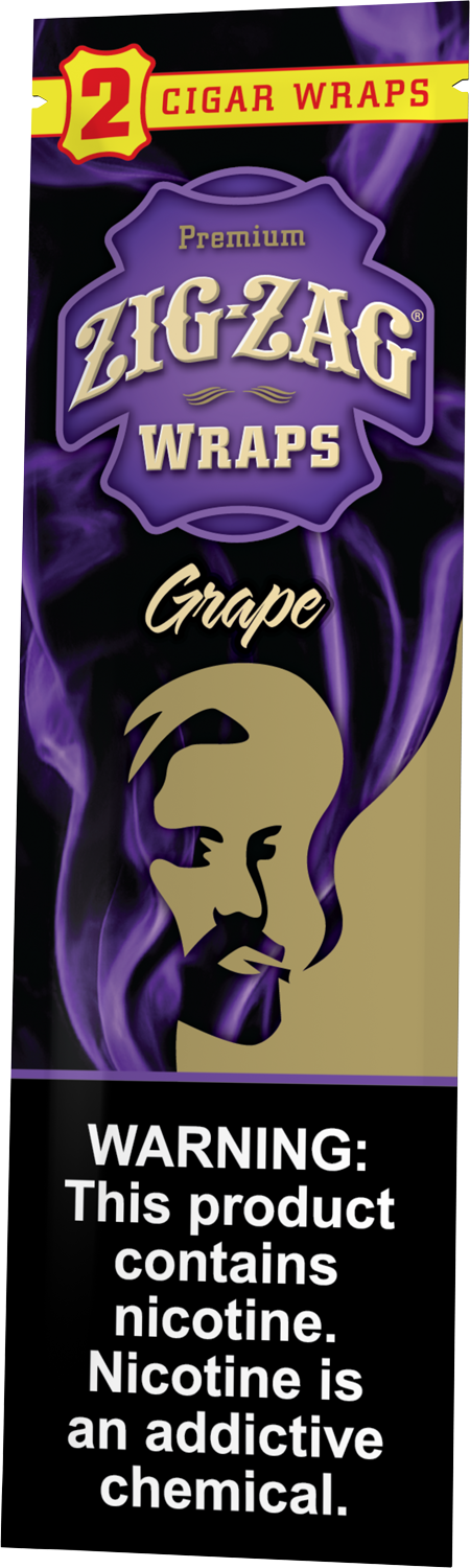 Zig-Zag Grape Cigar Wraps