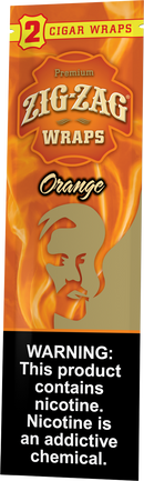 Zig-Zag Orange Cigar Wraps