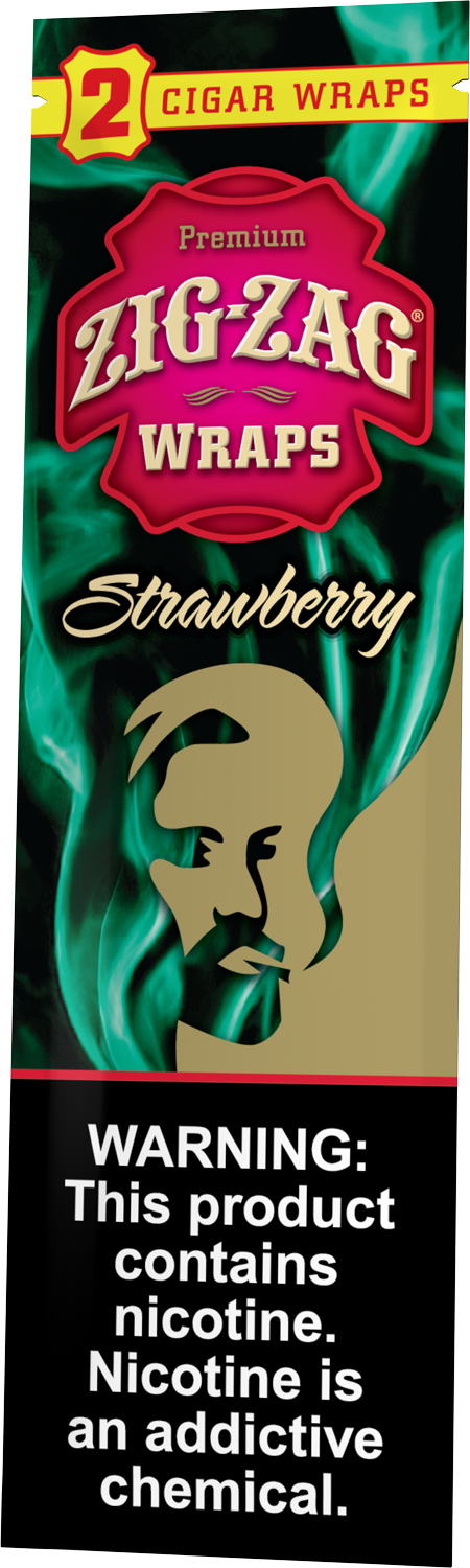 Zig-Zag Strawberry Cigar Wraps