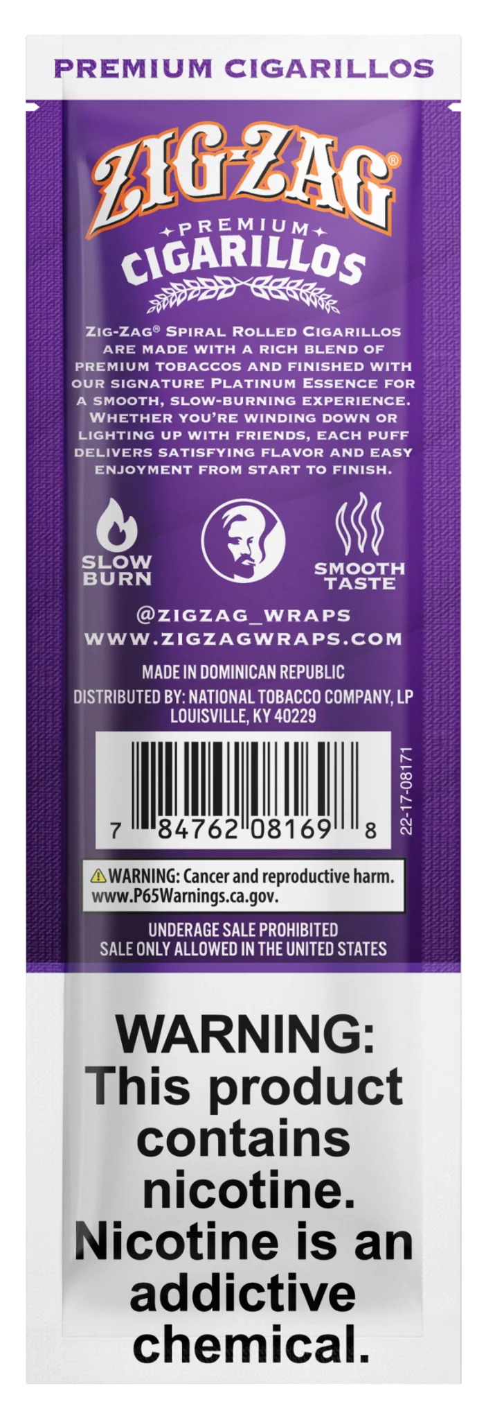 Zig-Zag Premium Grape Cigarillos