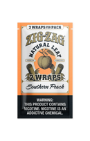 Zig-Zag Natural Leaf Flatwraps - Southern Peach