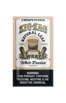 Zig-Zag Natural Leaf Flatwraps Texas Pack - White Russian Reserve