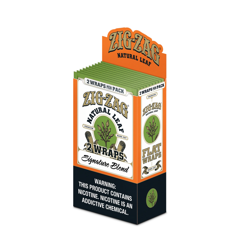 Zig-Zag Natural Leaf Flatwraps - Signature Blend