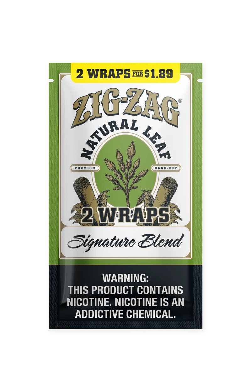 Zig-Zag Natural Leaf Flatwraps - Signature Blend