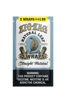 Zig-Zag Natural Leaf Flatwraps - Straight Natural