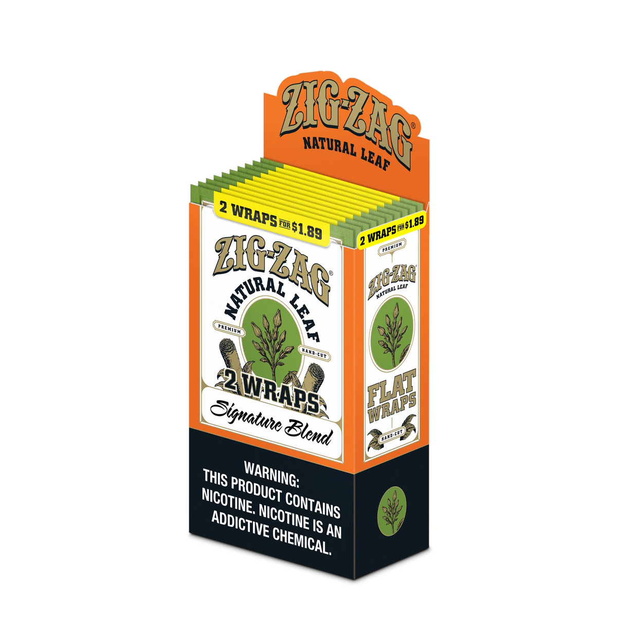Zig-Zag Natural Leaf Flatwraps - Signature Blend