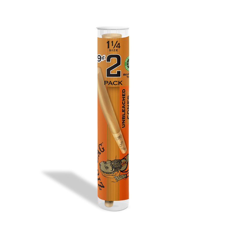 Zig Zag 1 1/4 Unbleached Paper Cone Tubes