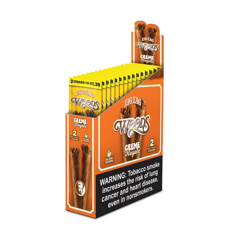Zig-Zag Woods Rough Cut Cigars - Crème Royale
