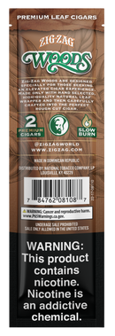 Zig-Zag Woods Rough Cut Cigars - Natural