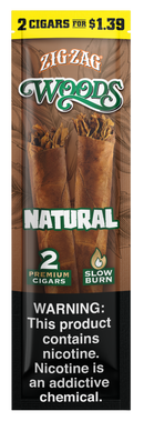 Zig-Zag Woods Rough Cut Cigars - Natural