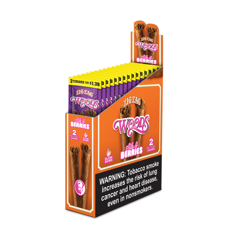 Zig-Zag Woods Rough Cut Cigars - Silk & Berries