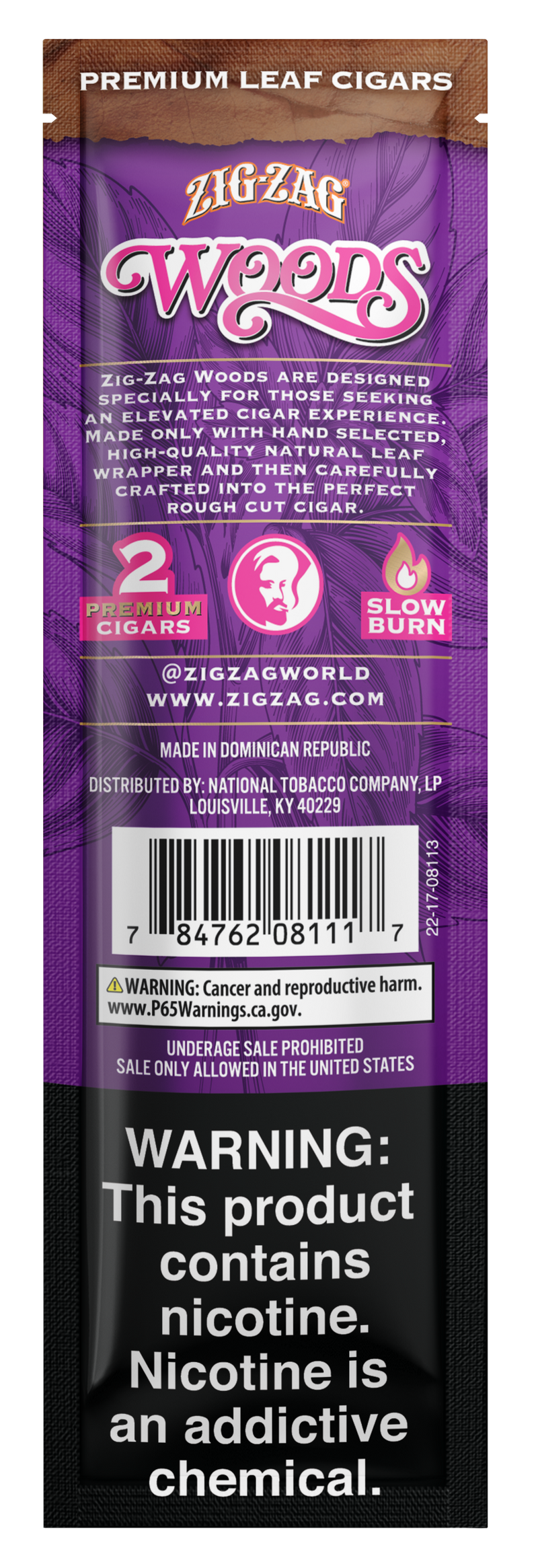 Zig-Zag Woods Rough Cut Cigars - Silk & Berries