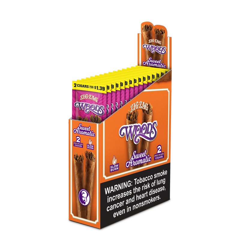 Zig-Zag Woods Rough Cut Cigars - Sweet Aromatic