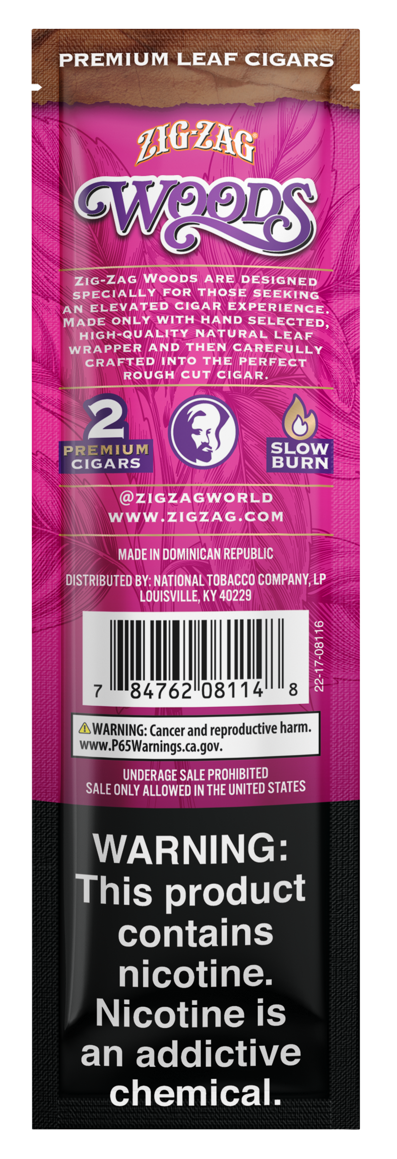Zig-Zag Woods Rough Cut Cigars - Sweet Aromatic