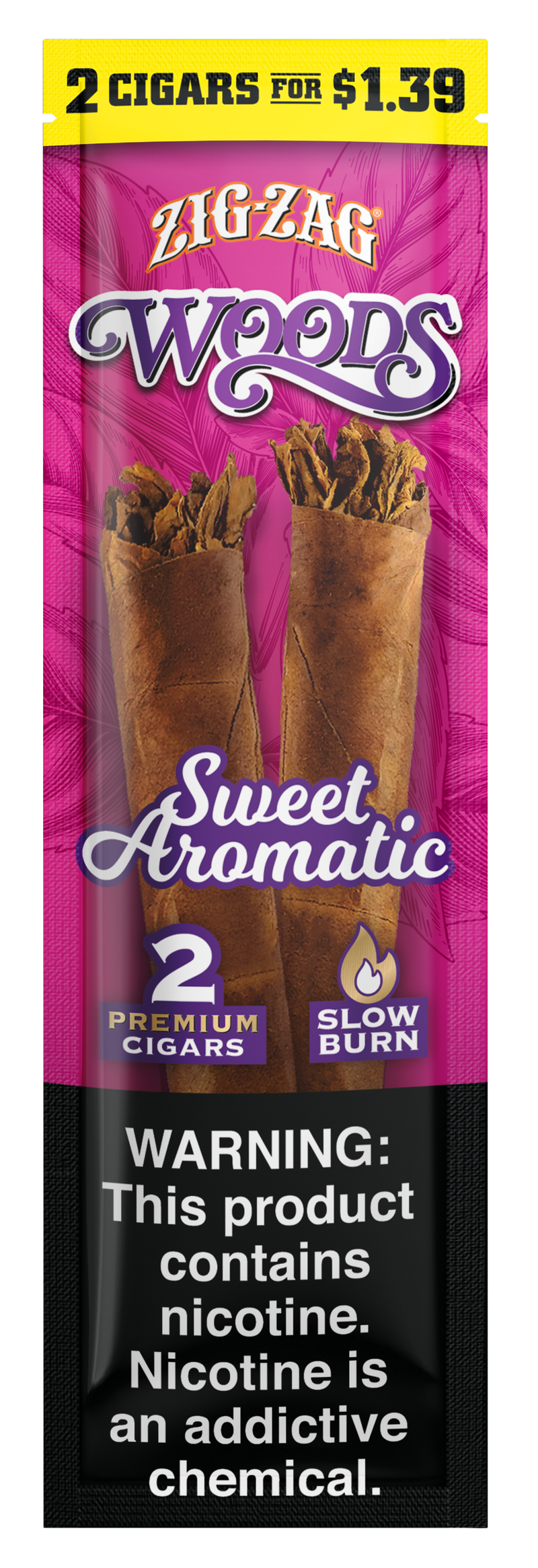 Zig-Zag Woods Rough Cut Cigars - Sweet Aromatic