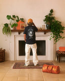 Zig-Zag Original Vintage Back Graphic T-Shirt - Black