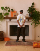 Zig-Zag Original Vintage Back Graphic T-Shirt - White