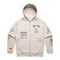 Merci Zip-Up Hoodie - Bone