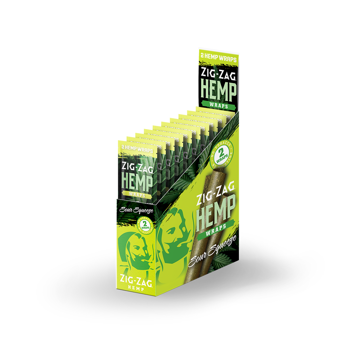 サジー Zig-Zag Sour Squeeze Hemp Wraps