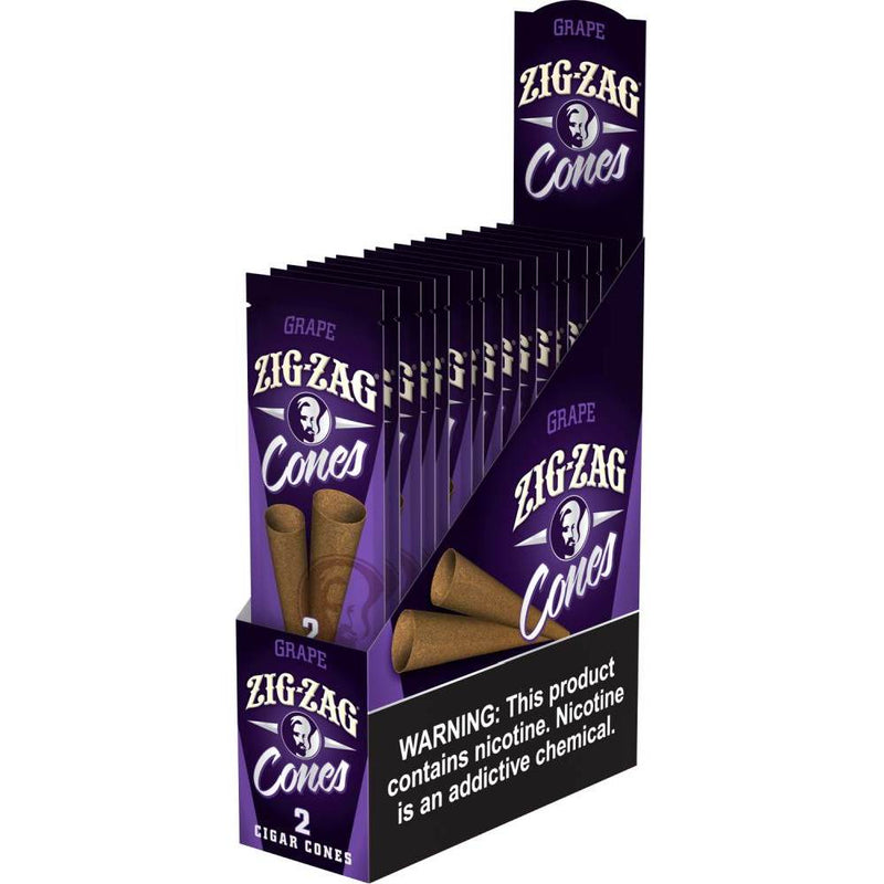 Zig-Zag Grape Cigar Cones