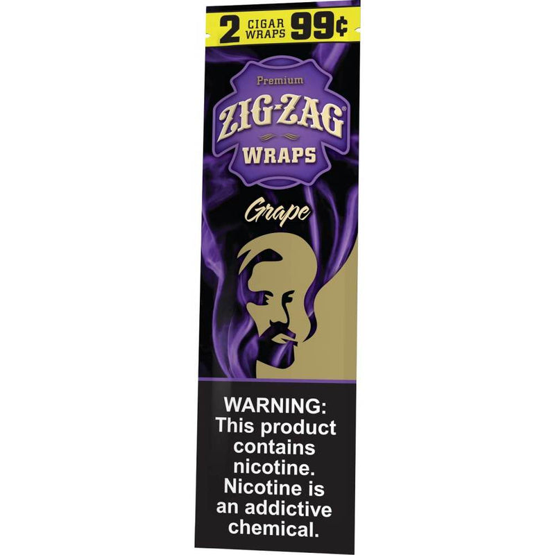 Zig-Zag Grape Cigar Wraps