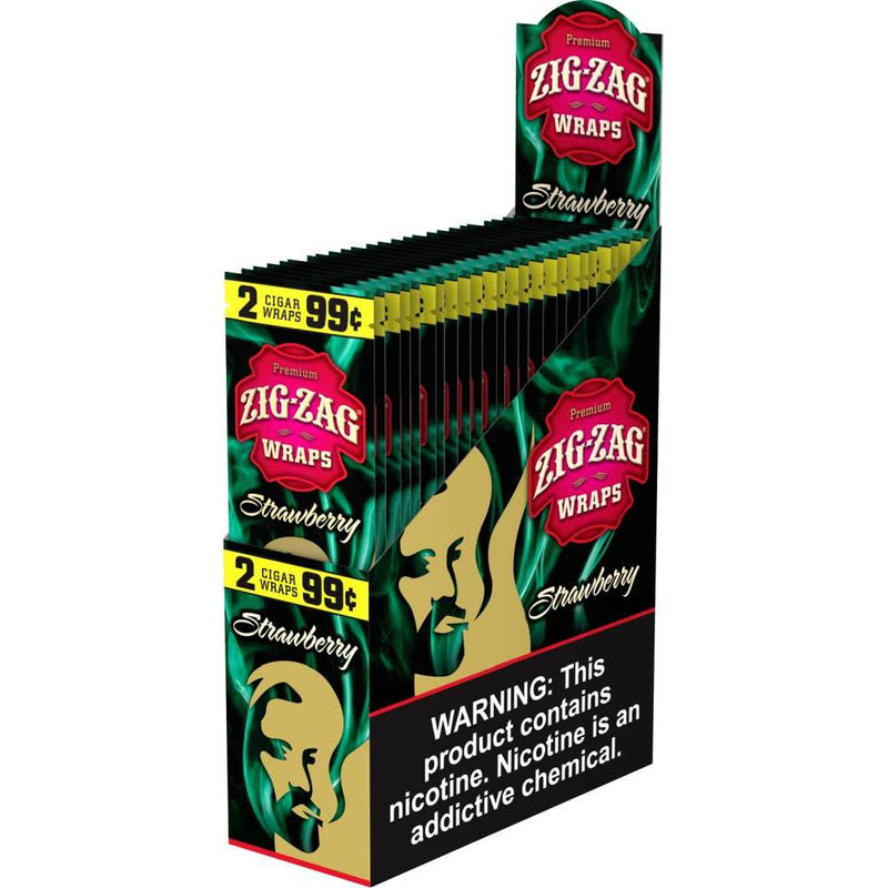 Zig-Zag Strawberry Cigar Wraps