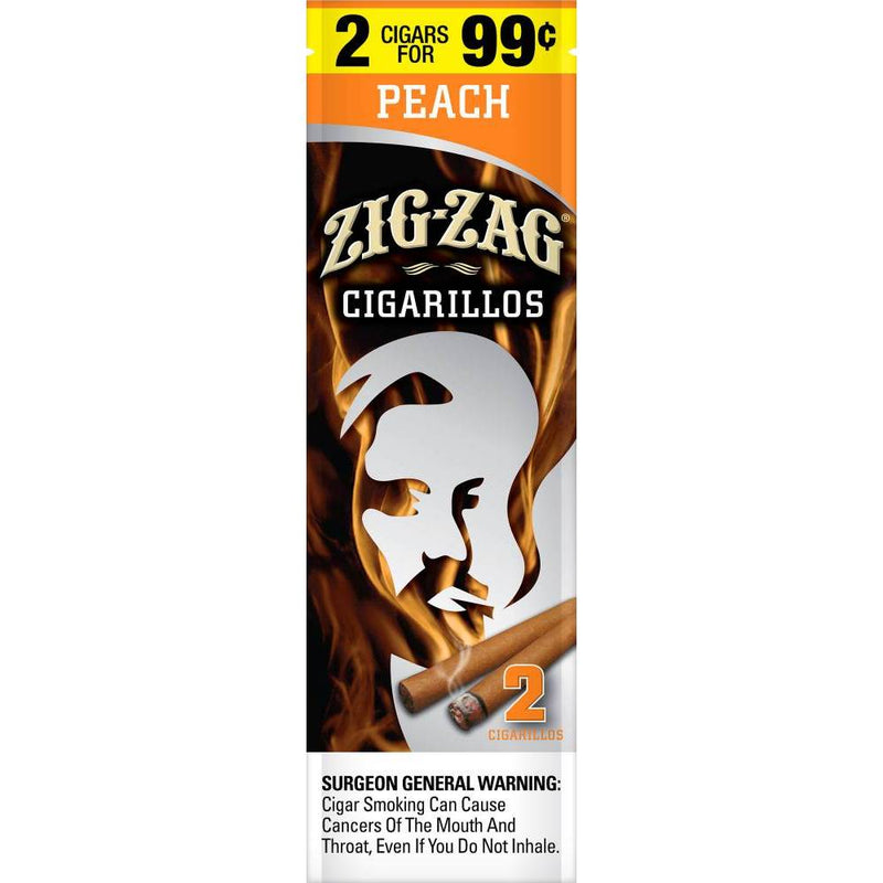 Zig-Zag Peach Cigarillos