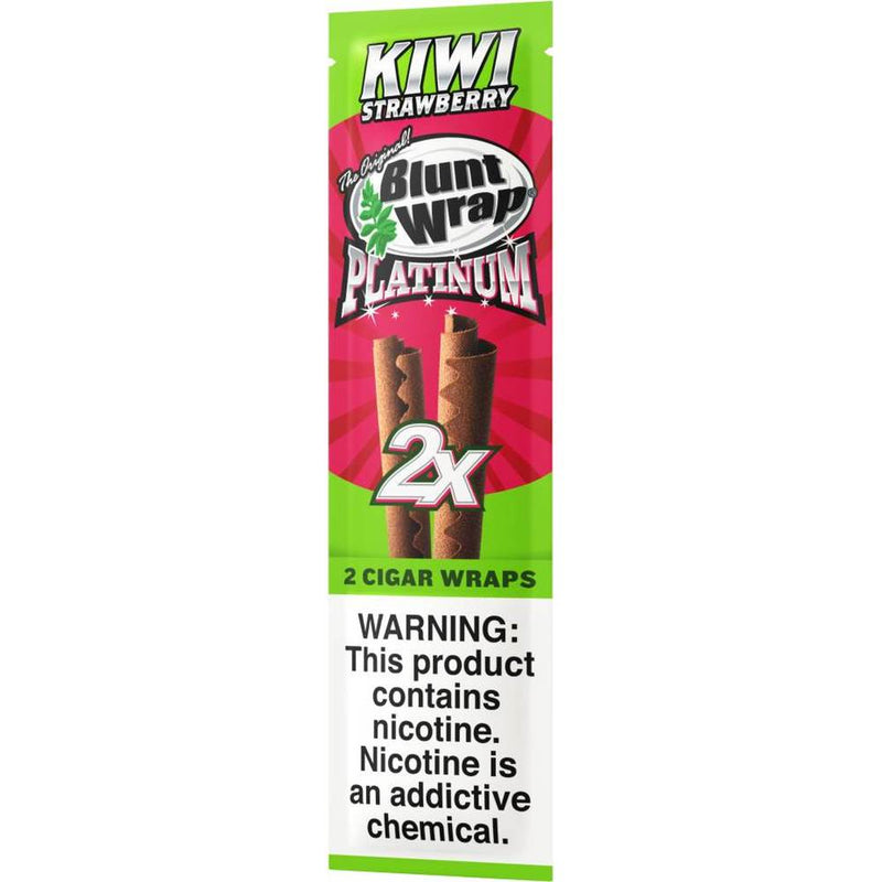Blunt Wrap Platinum Kiwi Strawberry Cigar Wraps