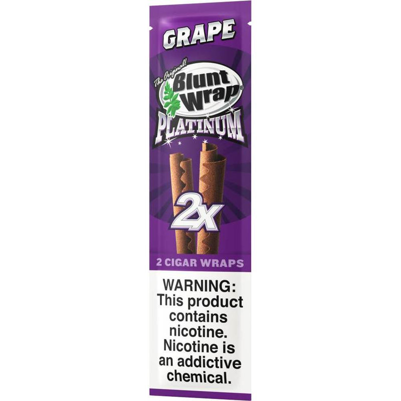 Blunt Wrap Platinum Grape Cigar Wraps