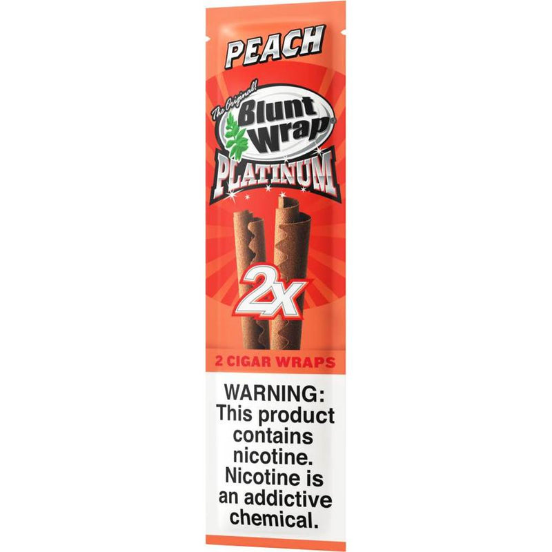Blunt Wrap Platinum Peach Cigar Wraps