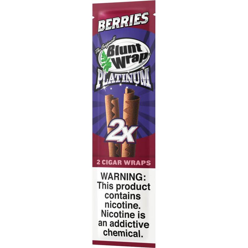 Blunt Wrap Platinum Berries Cigar Wraps