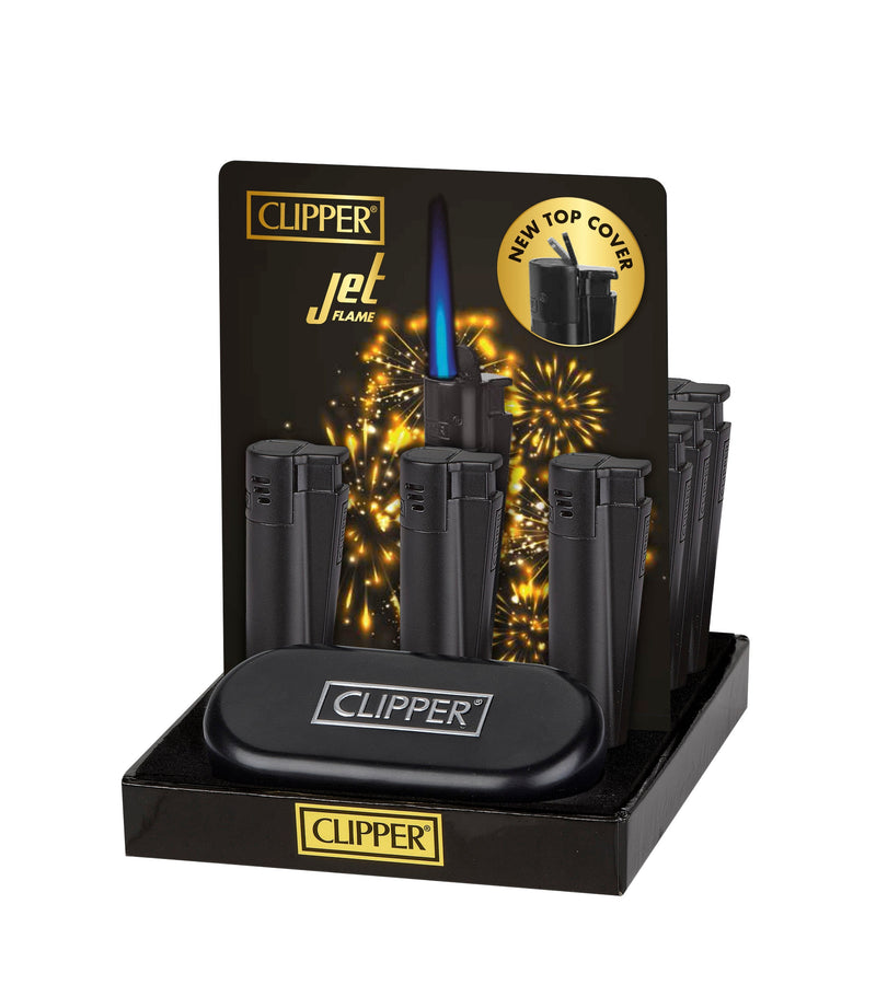 Clipper Classic Large | Premium Metal - Jet Flame - Matte Black