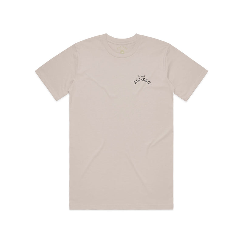 Zig-Zag Hemp T-Shirt - Cream