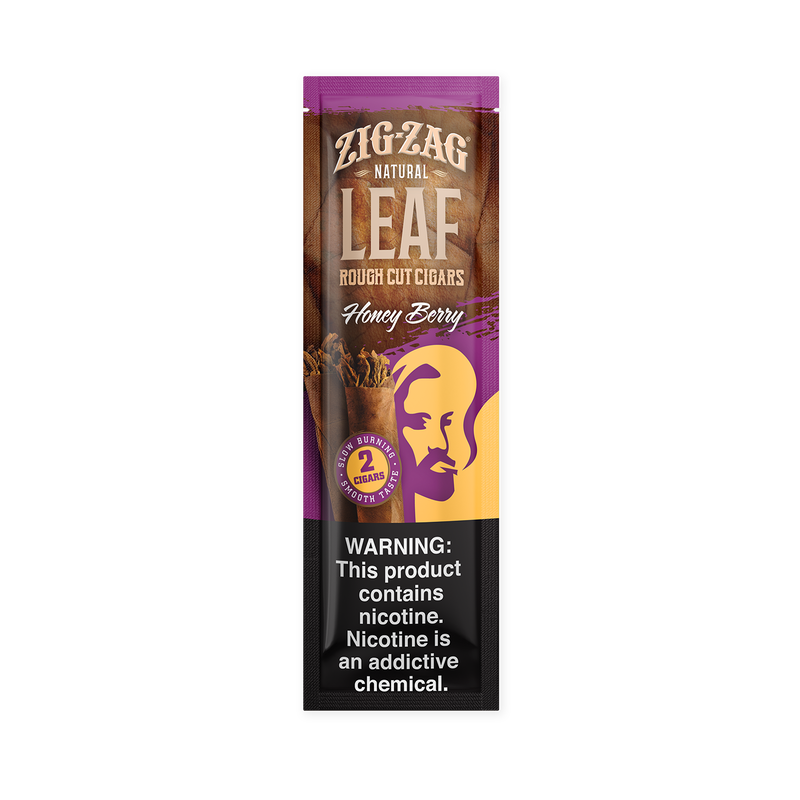 Zig-Zag Honey Berry Natural Leaf Cigars